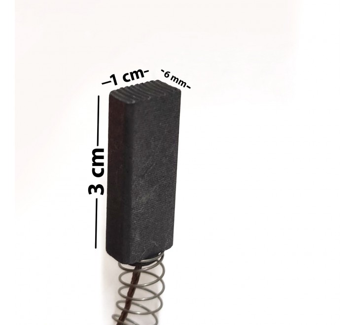 ELEKTIRİKLİ SÜPÜRGE MOTOR KÖMÜRÜ YAYLI 30MM 10MM 6MM