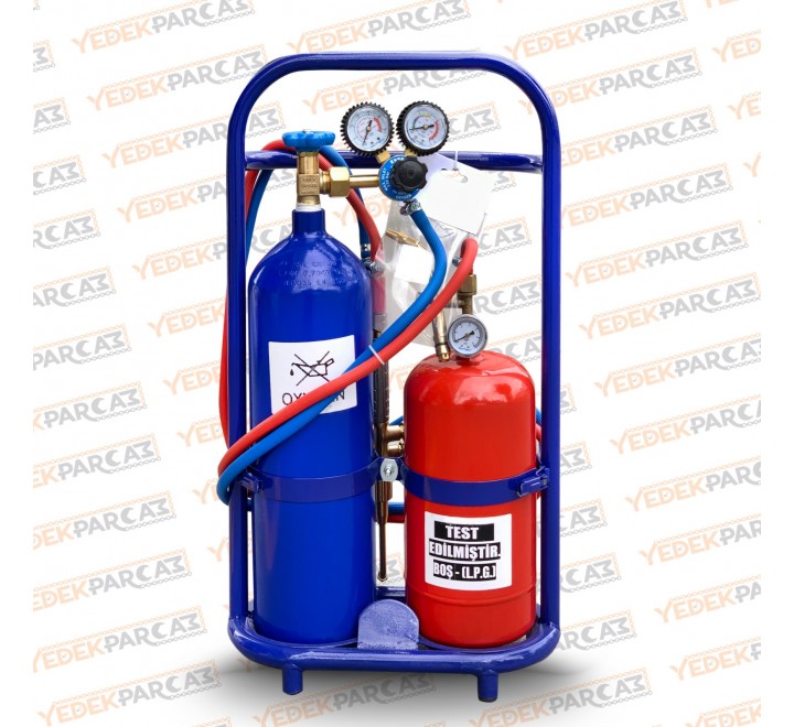 Oksijen Kaynak Seti 6 Litre Lüks Takım