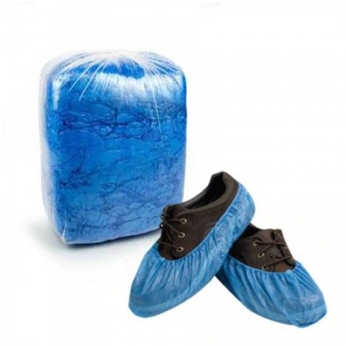 ÇİFT LASTİKLİ KALIN POŞETLİ HİJYENİK GALOŞ MAVİ 1000 ADET