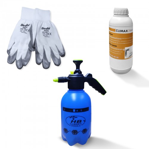 Klima Temizleme Seti Klima Temizleyici 1 lt Sprey Pompa Eldiven
