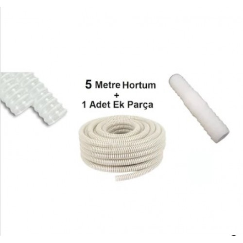 Klima Su Tahliye Hortumu 5 Metre Drenaj Hortum + Ek Parça