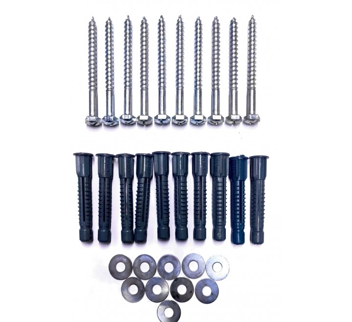 KLİMA DÜBEL 12 MM TUĞLA DÜBELİ( 1 TAKIM )( VİDA - DÜBEL - PUL )