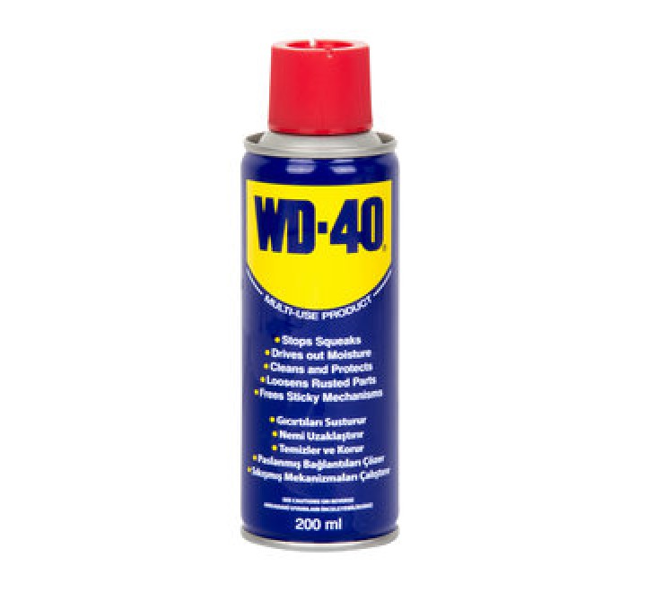 WD 40 200 ml GENEL AMAÇLI YAĞLAMA SPREYİ VE PAS SÖKÜCÜ pipetli