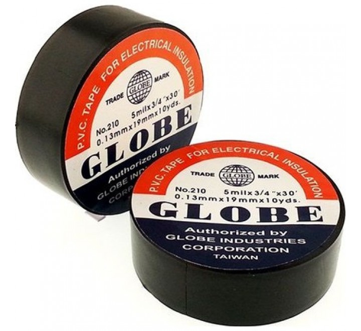 Globe İzole Bant Siyah 5 Adet