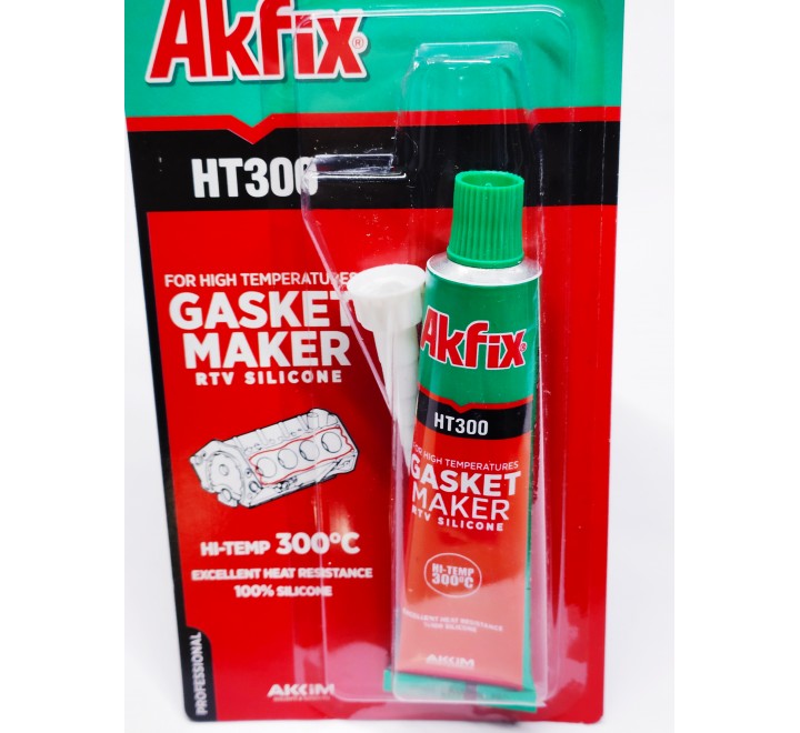 AKFİX HT-300 YÜKSEK ISIYA DAYANIKLI SİLİKON 300 DERECE 50 GR